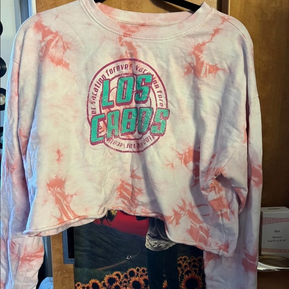 Pink Crop Sweater